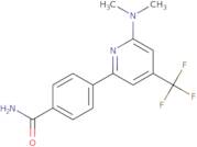 4-(6-Dimethylamino-4-trifluoromethyl-pyridin-2-yl)-benzamide