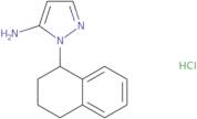 1-(1,2,3,4-Tetrahydronaphthalen-1-yl)-1H-pyrazol-5-amine hydrochloride