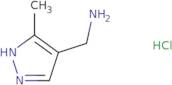 (3-Methyl-1H-pyrazol-4-yl)methanamine hydrochloride