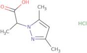 2-(3,5-Dimethyl-1H-pyrazol-1-yl)propanoic acid hydrochloride