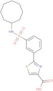 2-[3-(Cyclooctylsulfamoyl)phenyl]-1,3-thiazole-4-carboxylic acid