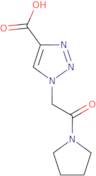 1-[2-Oxo-2-(pyrrolidin-1-yl)ethyl]-1H-1,2,3-triazole-4-carboxylic acid