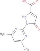 1-(4,6-Dimethylpyrimidin-2-yl)-5-oxo-2,5-dihydro-1H-pyrazole-3-carboxylic acid