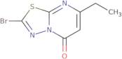 2-Bromo-7-ethyl-5H-[1,3,4]thiadiazolo[3,2-a]pyrimidin-5-one