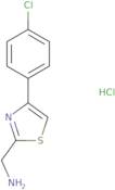 [4-(4-Chlorophenyl)-1,3-thiazol-2-yl]methanamine hydrochloride