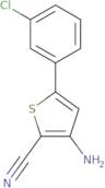 3-Amino-5-(3-chlorophenyl)thiophene-2-carbonitrile