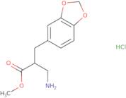 Methyl 3-amino-2-(1,3-dioxaindan-5-ylmethyl)propanoate hydrochloride