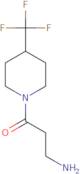 3-Amino-1-(4-(trifluoromethyl)piperidin-1-yl)propan-1-one