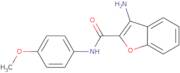 3-Amino-(N)-(4-methoxyphenyl)-1-benzofuran-2-carboxamide