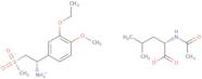 (S)-1-(3-Ethoxy-4-methoxyphenyl)-2-(methylsulfonyl)ethanamine N-Acetyl-L-leucine Salt ee
