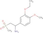 (Αr)-3-ethoxy-4-methoxy-α-[(methylsulfonyl)methyl]-benzenemethanamine