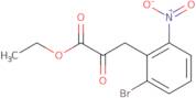 Ethyl 3-(2-bromo-6-nitrophenyl)-2-oxopropanoate