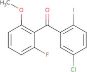 (5-Chloro-2-iodophenyl)(2-fluoro-6-methoxyphenyl)methanone