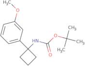 tert-Butyl N-[1-(3-methoxyphenyl)cyclobutyl]carbamate