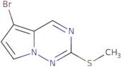 5-bromo-2-(methylsulfanyl)pyrrolo[2,1- f][1,2,4]triazine