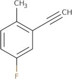 2-Ethynyl-4-fluoro-1-methylbenzene