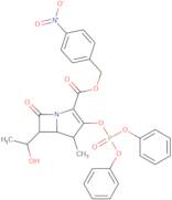 (4-Nitrophenyl)methyl (5R)-3-diphenoxyphosphoryloxy-6-(1-hydroxyethyl)-4-methyl-7-oxo-1-azabicyc...