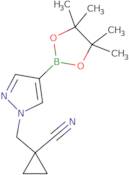 1-{[4-(Tetramethyl-1,3,2-dioxaborolan-2-yl)-1H-pyrazol-1-yl]methyl}cyclopropane-1-carbonitrile