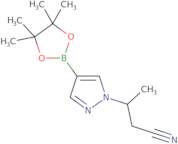 3-(4-(4,4,5,5-Tetramethyl-1,3,2-dioxaborolan-2-yl)-1H-pyrazol-1-yl)butanenitrile