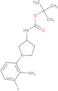 (S)-tert-Butyl 1-(2-amino-3-fluorophenyl)pyrrolidin-3-ylcarbamate