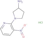 (R)-1-(3-Nitropyridin-2-yl)pyrrolidin-3-amine hydrochloride