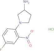 (R)-1-(4-Fluoro-2-nitrophenyl)pyrrolidin-3-amine hydrochloride