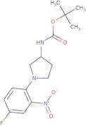 (S)-tert-Butyl 1-(4-fluoro-2-nitrophenyl)pyrrolidin-3-ylcarbamate