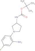 (R)-tert-Butyl 1-(2-amino-4-fluorophenyl)pyrrolidin-3-ylcarbamate