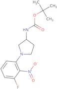 (R)-tert-Butyl 1-(3-fluoro-2-nitrophenyl)pyrrolidine-3-ylcarbamate