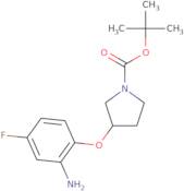 (S)-tert-Butyl 3-(2-amino-4-fluorophenoxy)pyrrolidine-1-carboxylate