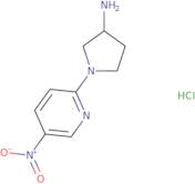 (S)-1-(5-Nitropyridin-2-yl)pyrrolidin-3-amine hydrochloride