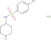 4-Bromo-N-(piperidin-4-yl)benzenesulfonamide hydrochloride