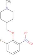 4-[(2-Fluoro-6-nitrophenoxy)methyl]-1-methylpiperidine