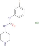 1-(3-Fluorophenyl)-3-(piperidin-4-yl)urea hydrochloride