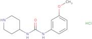 1-(3-Methoxyphenyl)-3-(piperidin-4-yl)urea hydrochloride