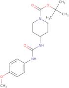 tert-Butyl 4-[3-(4-methoxyphenyl)ureido]piperidine-1-carboxylate