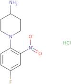 1-(4-Fluoro-2-nitrophenyl)piperidin-4-amine hydrochloride