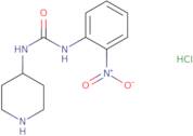 1-(2-Nitrophenyl)-3-(piperidin-4-yl)ureahydrochloride