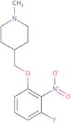 4-[(3-Fluoro-2-nitrophenoxy)methyl]-1-methylpiperidine