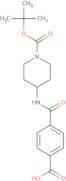 4-[1-(tert-Butoxycarbonyl)piperidin-4-ylcarbamoyl]benzoic acid