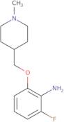 2-Fluoro-6-[(1-methylpiperidin-4-yl)methoxy]aniline