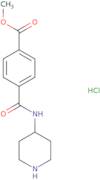 Methyl 4-(piperidin-4-ylcarbamoyl)benzoate hydrochloride