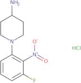 1-(3-Fluoro-2-nitrophenyl)piperidin-4-amine hydrochloride