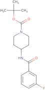 tert-Butyl 4-(3-fluorobenzamido)piperidine-1-carboxylate