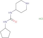 1-Cyclopentyl-3-(piperidin-4-yl)urea hydrochloride