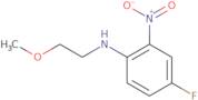 4-Fluoro-N-(2-methoxyethyl)-2-nitroaniline