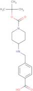 4-[{1-(tert-Butoxycarbonyl)piperidin-4-ylamino}methyl]benzoic acid