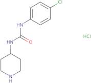 1-(4-Chlorophenyl)-3-(piperidin-4-yl)urea hydrochloride