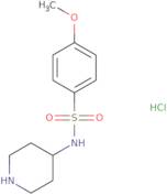 4-Methoxy-N-(piperidin-4-yl)benzenesulfonamide hydrochloride