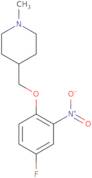 4-[(4-Fluoro-2-nitrophenoxy)methyl]-1-methylpiperidine